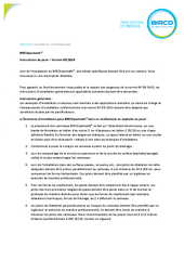 Instructions de pose BIRCOparksafe® version texte