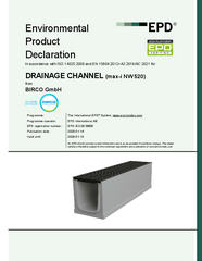 EPD - Environmental Product Declaration BIRCOmax-i® NW 520